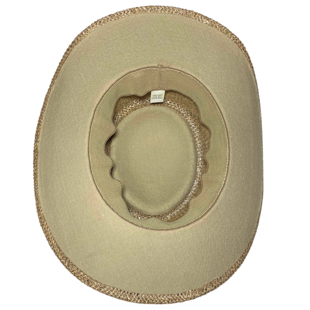 Baywood Greens Gambler Straw Golf hat Green band‎ - Picture 4 of 6